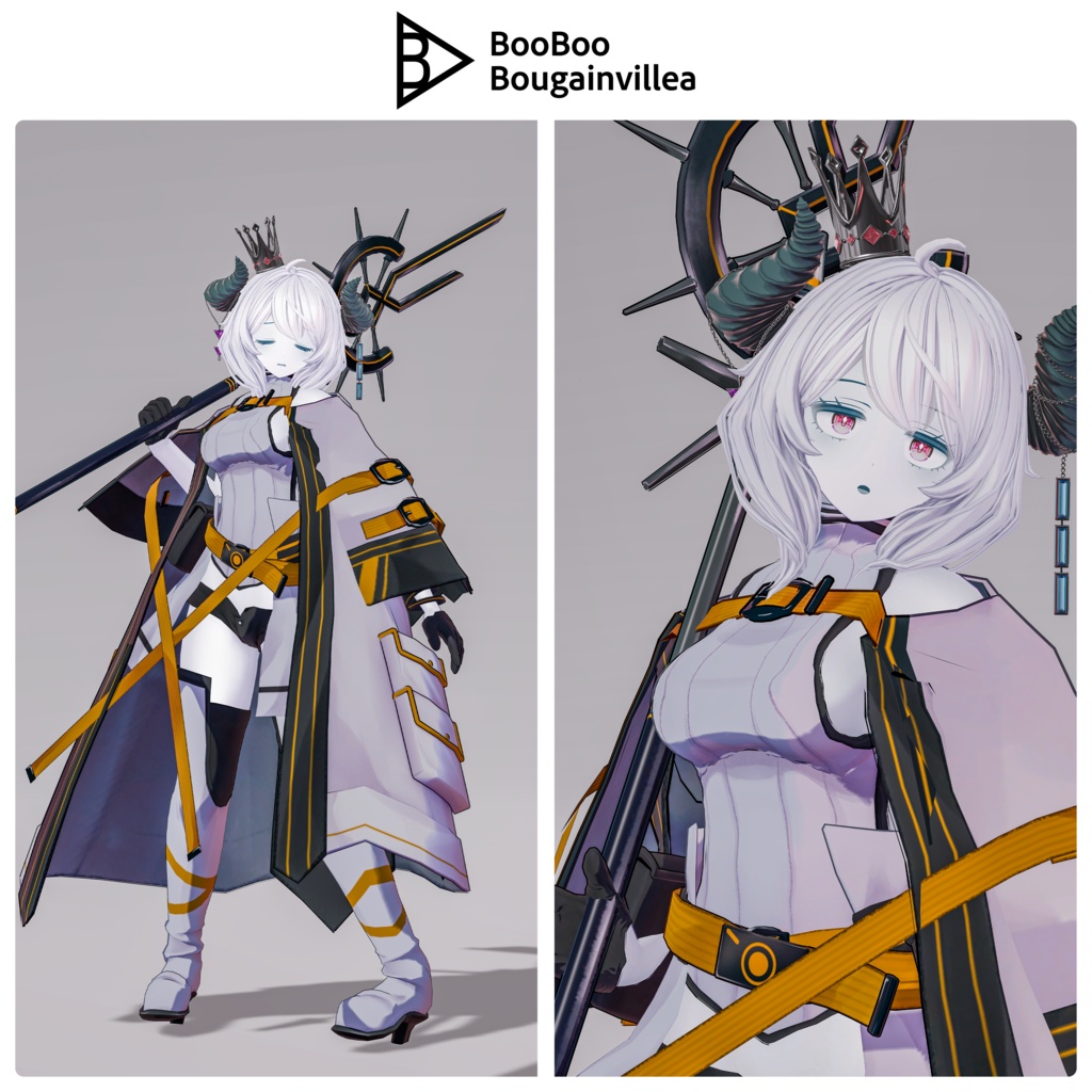 「銀髪の魔女 ストレーラ」 - The Silver Haired Witch Strela - オリジナル3Dモデル #e62f8b