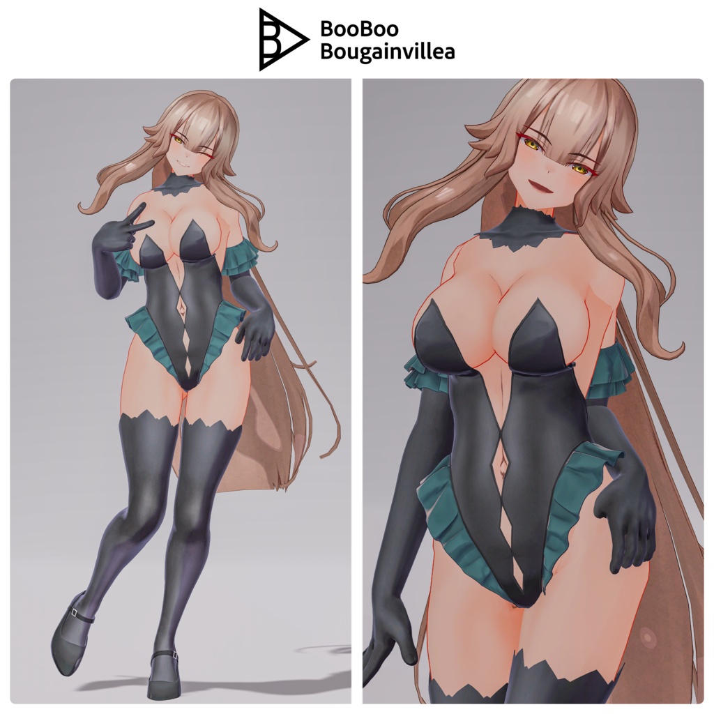 「銀髪の魔女 ストレーラ」 - The Silver Haired Witch Strela - オリジナル3Dモデル #e62f8b
