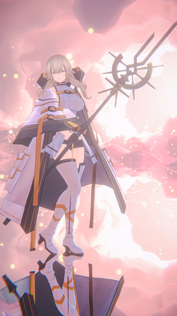 「銀髪の魔女 ストレーラ」 - The Silver Haired Witch Strela - オリジナル3Dモデル #e62f8b