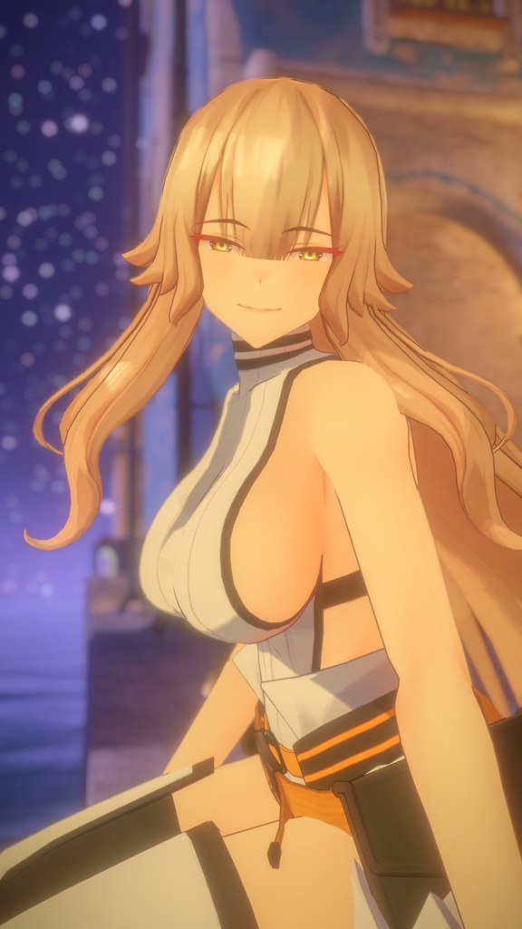 「銀髪の魔女 ストレーラ」 - The Silver Haired Witch Strela - オリジナル3Dモデル #e62f8b