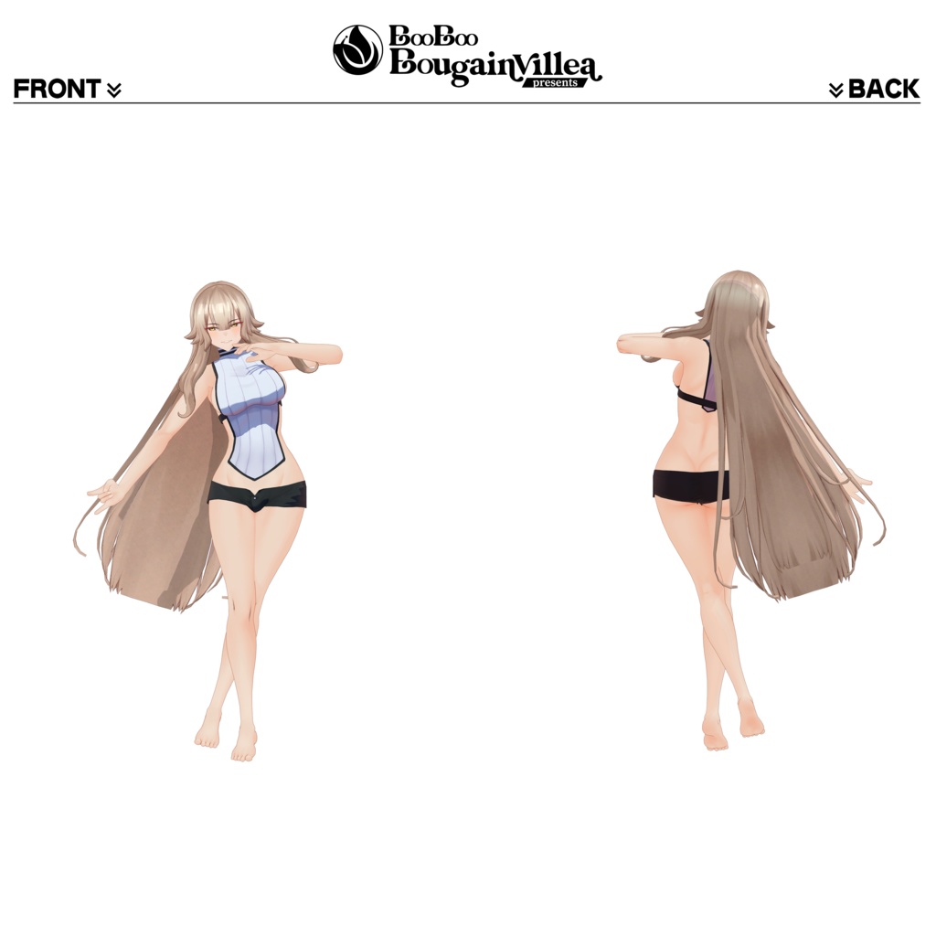 「銀髪の魔女 ストレーラ」 - The Silver Haired Witch Strela - オリジナル3Dモデル #e62f8b