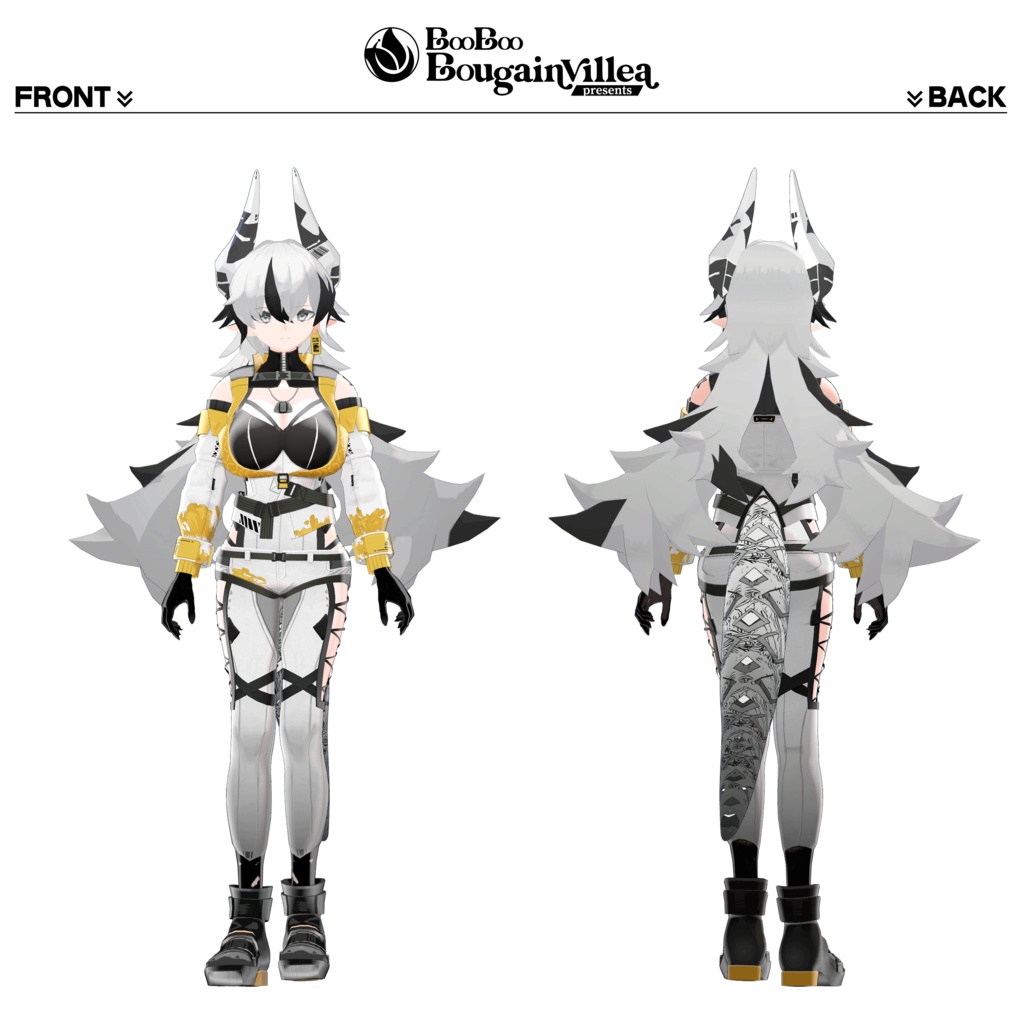 「適応する獣 実験体β 」- Adaptive beast Experimental subject β - オリジナル3Dモデル VRCha #e62f8b