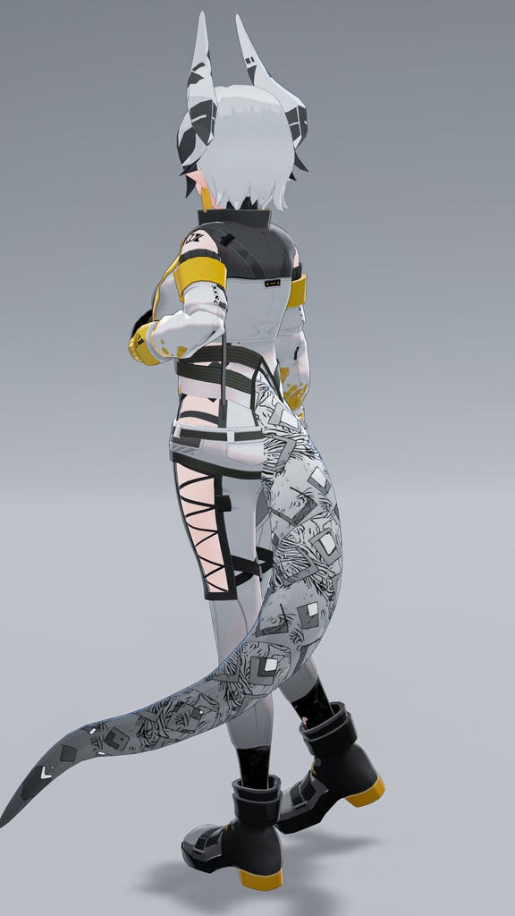 オリジナル3Dモデル 適応する獣 実験体β - Adaptive beast Experimental subject β - #e62f8b