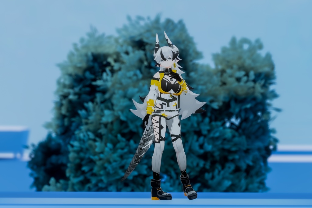 「適応する獣 実験体β 」- Adaptive beast Experimental subject β - オリジナル3Dモデル VRCha #e62f8b