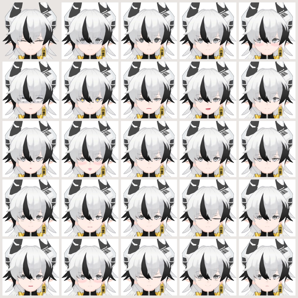 「適応する獣 実験体β 」- Adaptive beast Experimental subject β - オリジナル3Dモデル VRCha #e62f8b