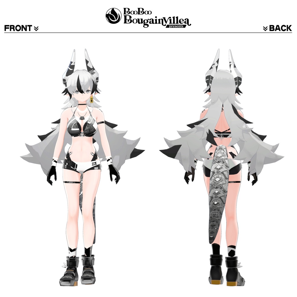 「適応する獣 実験体β 」- Adaptive beast Experimental subject β - オリジナル3Dモデル VRCha #e62f8b