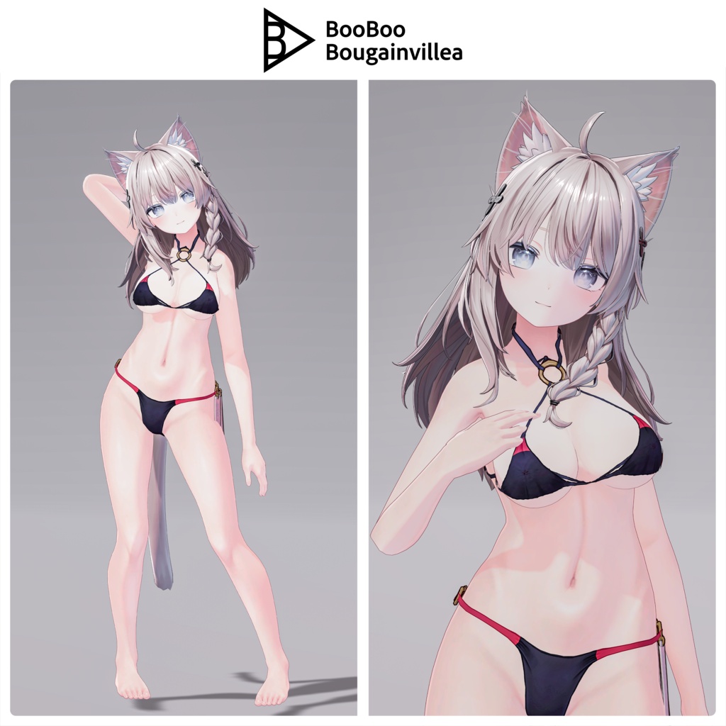「社畜キョンシーの椎木さん」オリジナル3Dモデル VRChat向けアバター #e62f8b