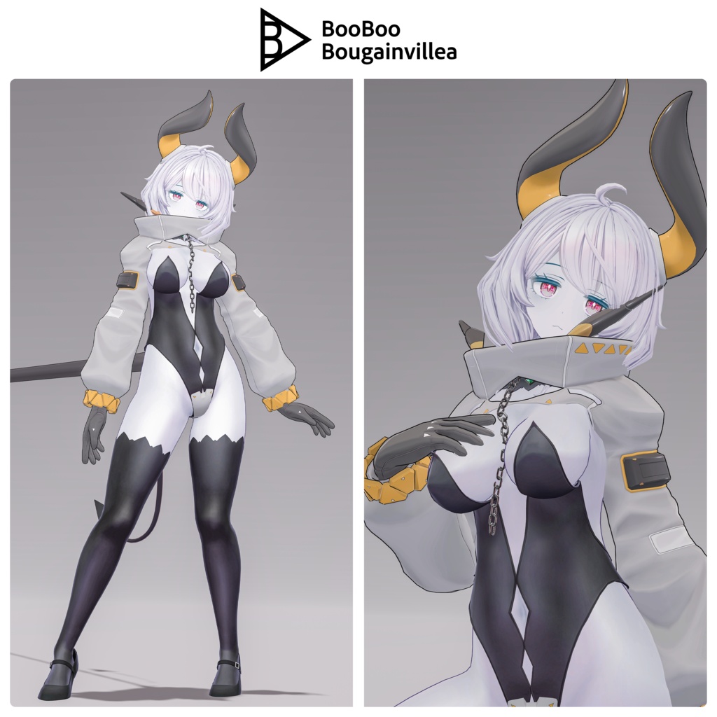 「サイバーアンドロイドのニューラリア」 オリジナル3Dモデル VRChat向けアバター #e62f8b