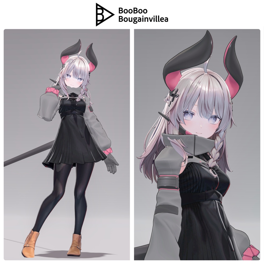 「サイバーアンドロイドのニューラリア」 オリジナル3Dモデル VRChat向けアバター #e62f8b