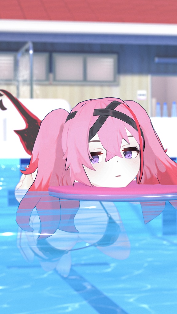 「デュラハンナースの範奈さん」 複数アバター対応衣装同梱 オリジナル3Dモデル VRChat向けアバター #e62f8b