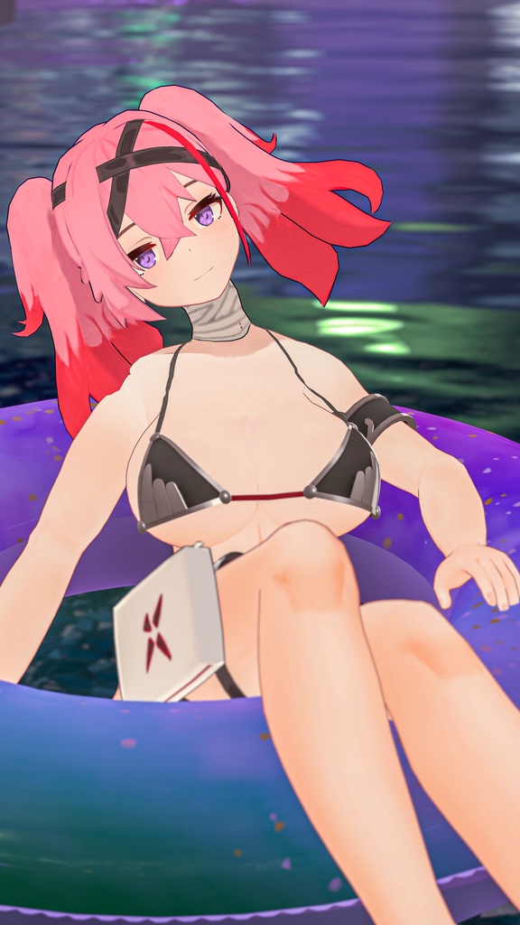 「デュラハンナースの範奈さん」 複数アバター対応衣装同梱 オリジナル3Dモデル VRChat向けアバター #e62f8b