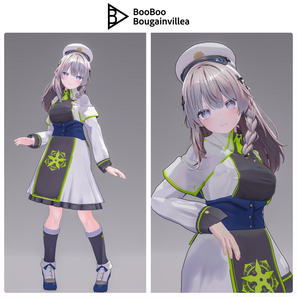 「料理部の美津名」 複数アバター対応衣装同梱 オリジナル3Dモデル VRChat向けアバター #e62f8b