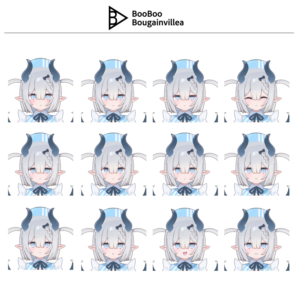 👿🍔デビルウエイトレス ベルセリナ 複数アバター対応衣装同梱 オリジナル3Dモデル VRChat向けアバター #e62f8b