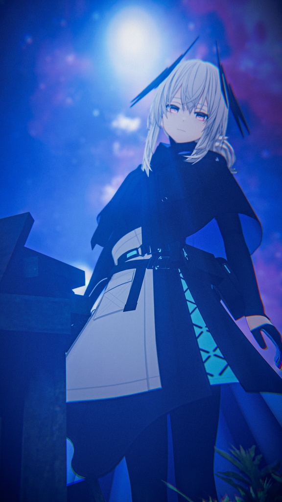 幻燈の墓守 エヴァリーゼ VRChat向けオリジナル3Dアバター #e62f8b