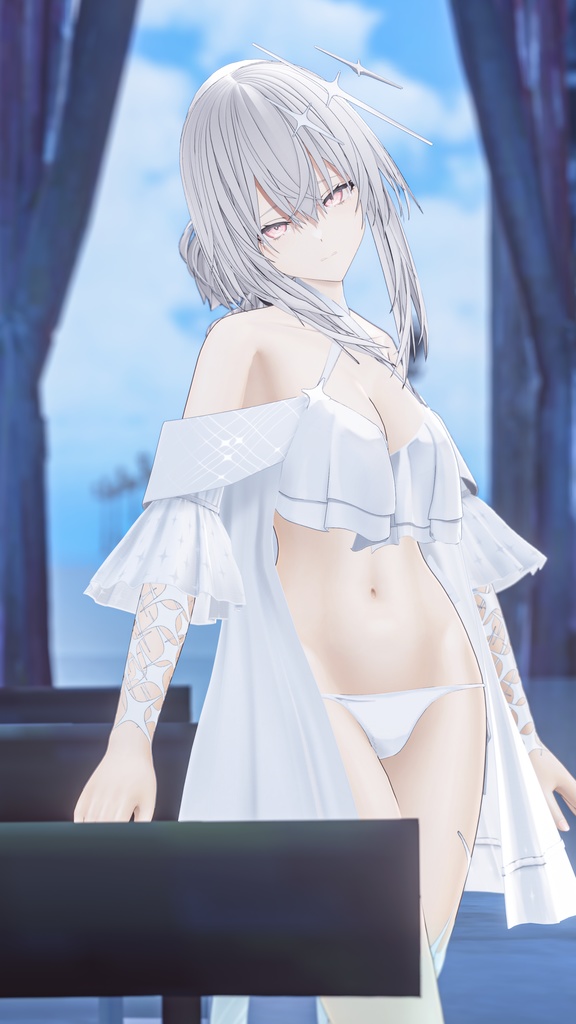 幻燈の墓守 エヴァリーゼ VRChat向けオリジナル3Dアバター #e62f8b