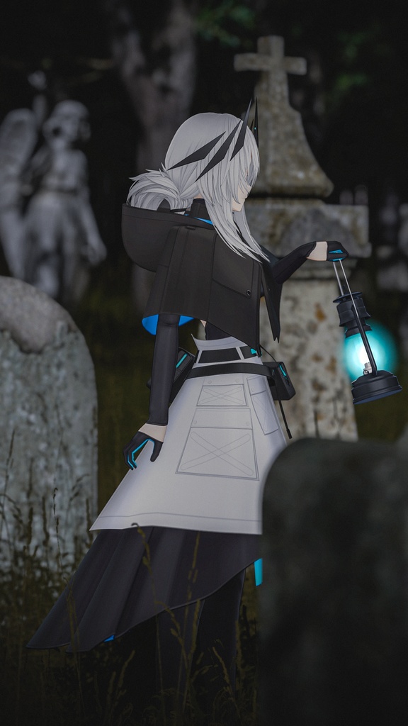 幻燈の墓守 エヴァリーゼ VRChat向けオリジナル3Dアバター #e62f8b