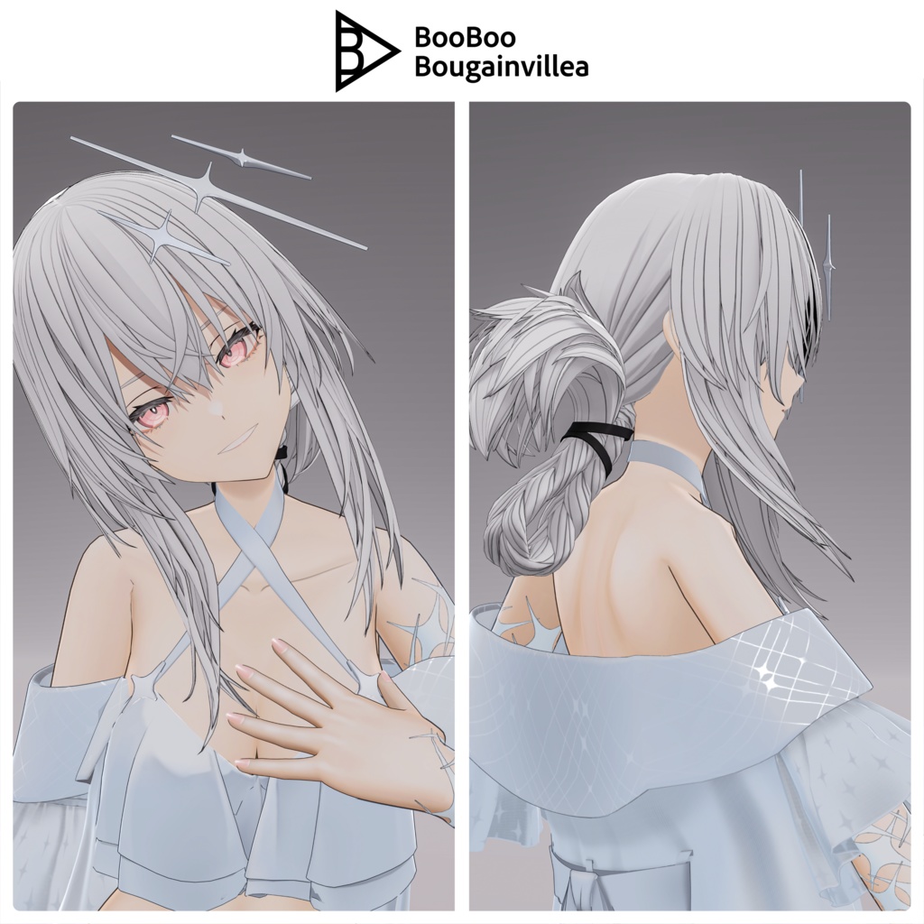 幻燈の墓守 エヴァリーゼ VRChat向けオリジナル3Dアバター #e62f8b