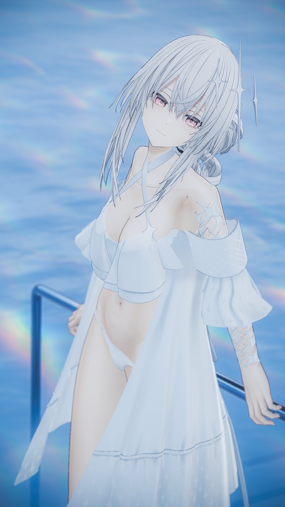 幻燈の墓守 エヴァリーゼ VRChat向けオリジナル3Dアバター #e62f8b