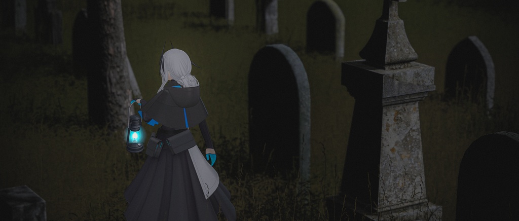 幻燈の墓守 エヴァリーゼ VRChat向けオリジナル3Dアバター #e62f8b