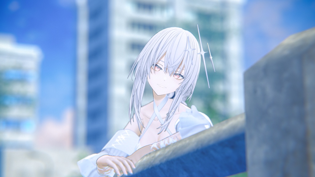 幻燈の墓守 エヴァリーゼ VRChat向けオリジナル3Dアバター #e62f8b