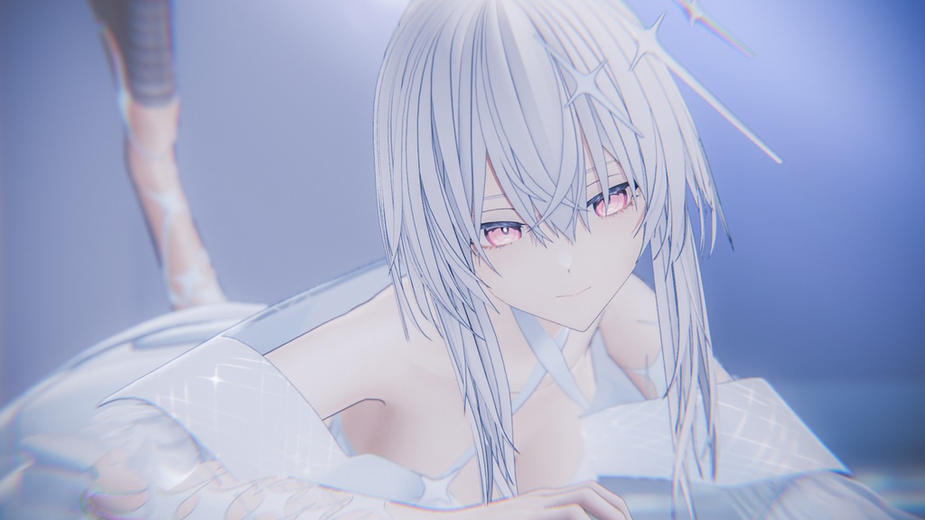 幻燈の墓守 エヴァリーゼ VRChat向けオリジナル3Dアバター #e62f8b