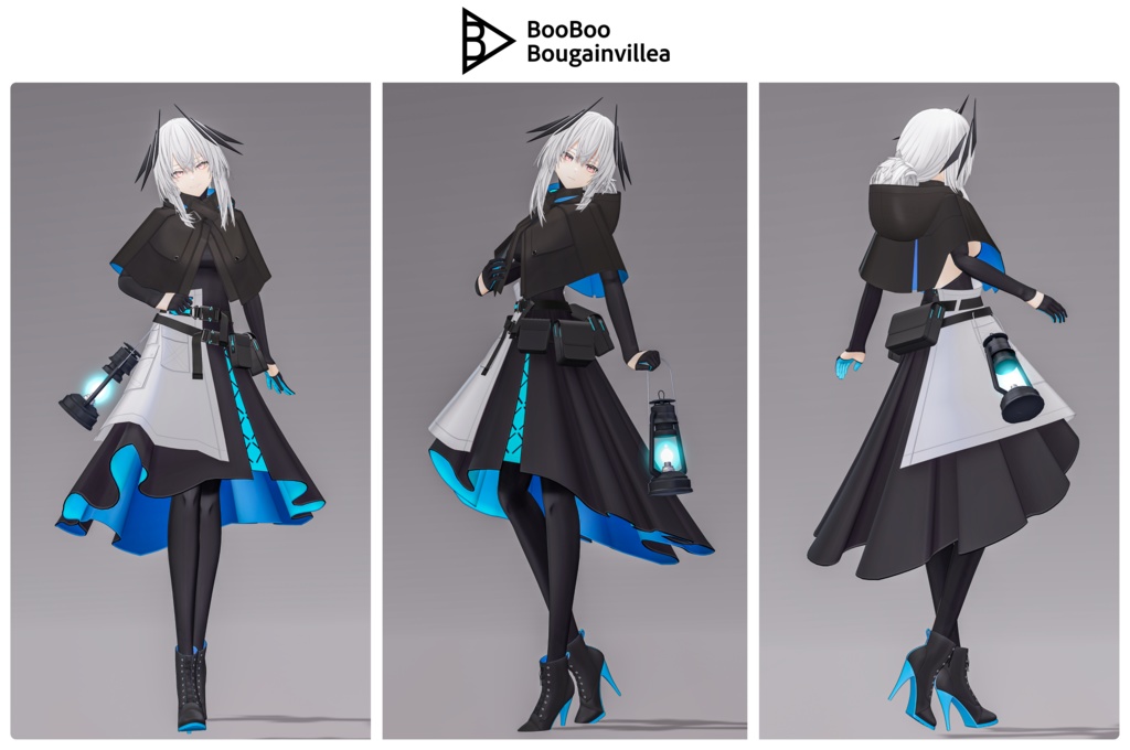 幻燈の墓守 エヴァリーゼ VRChat向けオリジナル3Dアバター #e62f8b