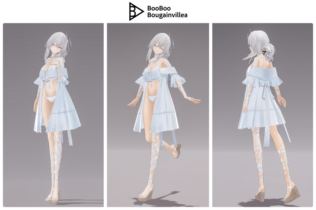 幻燈の墓守 エヴァリーゼ VRChat向けオリジナル3Dアバター #e62f8b