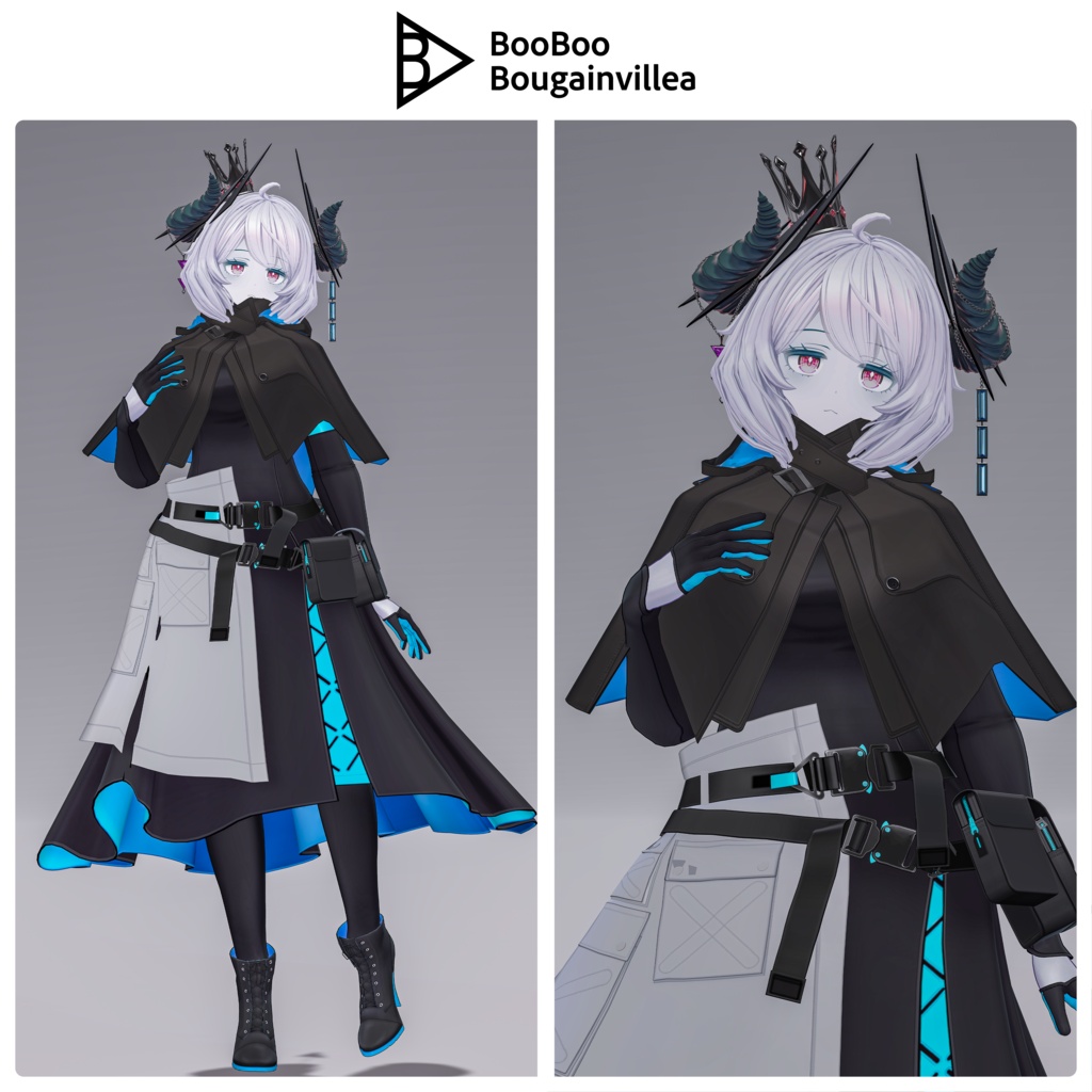 幻燈の墓守 エヴァリーゼ VRChat向けオリジナル3Dアバター #e62f8b