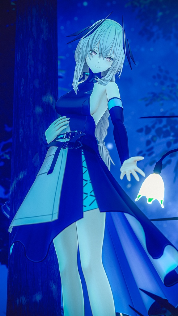 幻燈の墓守 エヴァリーゼ VRChat向けオリジナル3Dアバター #e62f8b