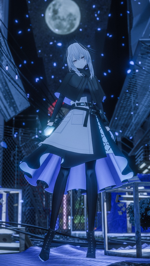 幻燈の墓守 エヴァリーゼ VRChat向けオリジナル3Dアバター #e62f8b