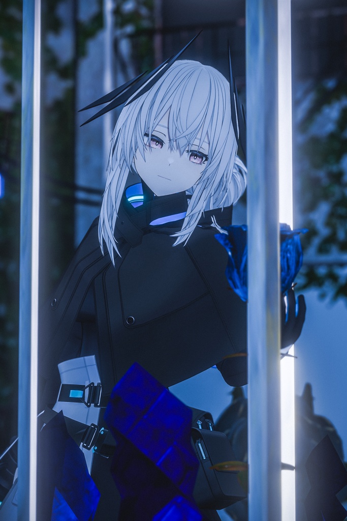 幻燈の墓守 エヴァリーゼ VRChat向けオリジナル3Dアバター #e62f8b