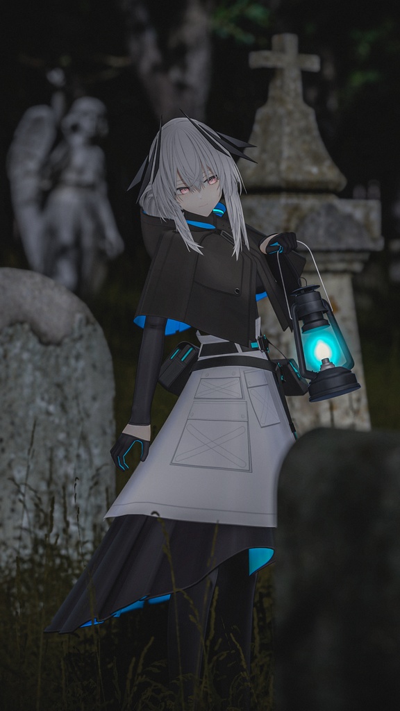 幻燈の墓守 エヴァリーゼ VRChat向けオリジナル3Dアバター #e62f8b