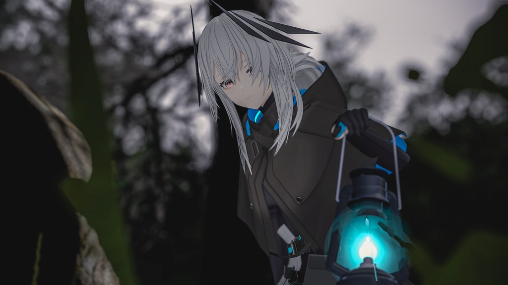 幻燈の墓守 エヴァリーゼ VRChat向けオリジナル3Dアバター #e62f8b