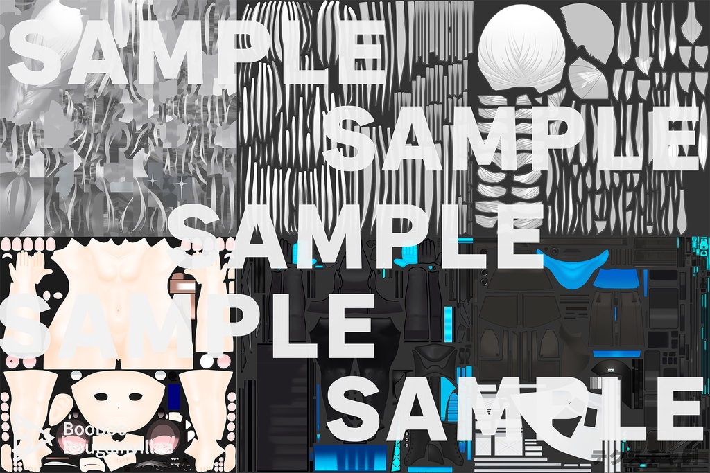 幻燈の墓守 エヴァリーゼ VRChat向けオリジナル3Dアバター #e62f8b