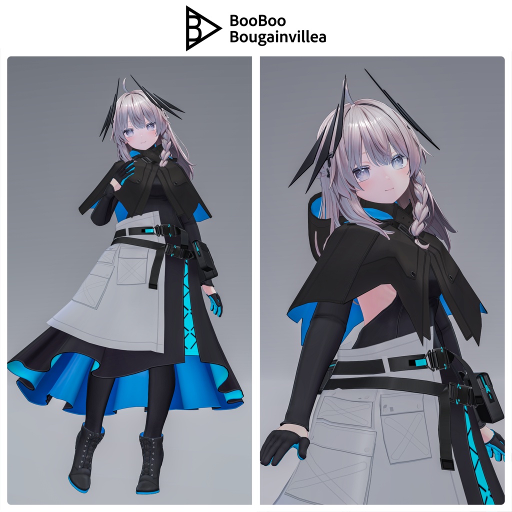 幻燈の墓守 エヴァリーゼ VRChat向けオリジナル3Dアバター #e62f8b