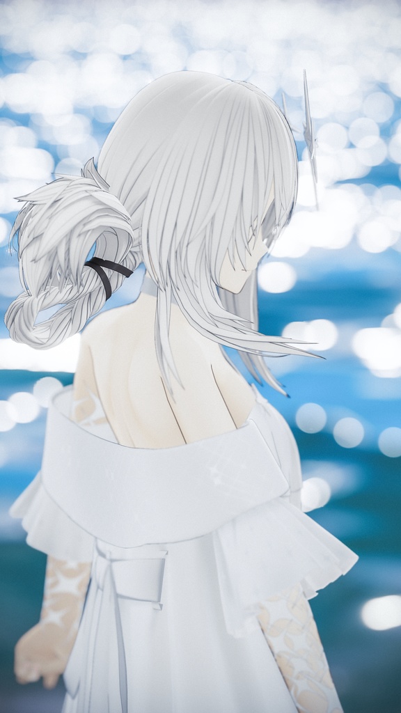 幻燈の墓守 エヴァリーゼ VRChat向けオリジナル3Dアバター #e62f8b