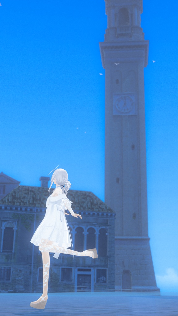 幻燈の墓守 エヴァリーゼ VRChat向けオリジナル3Dアバター #e62f8b