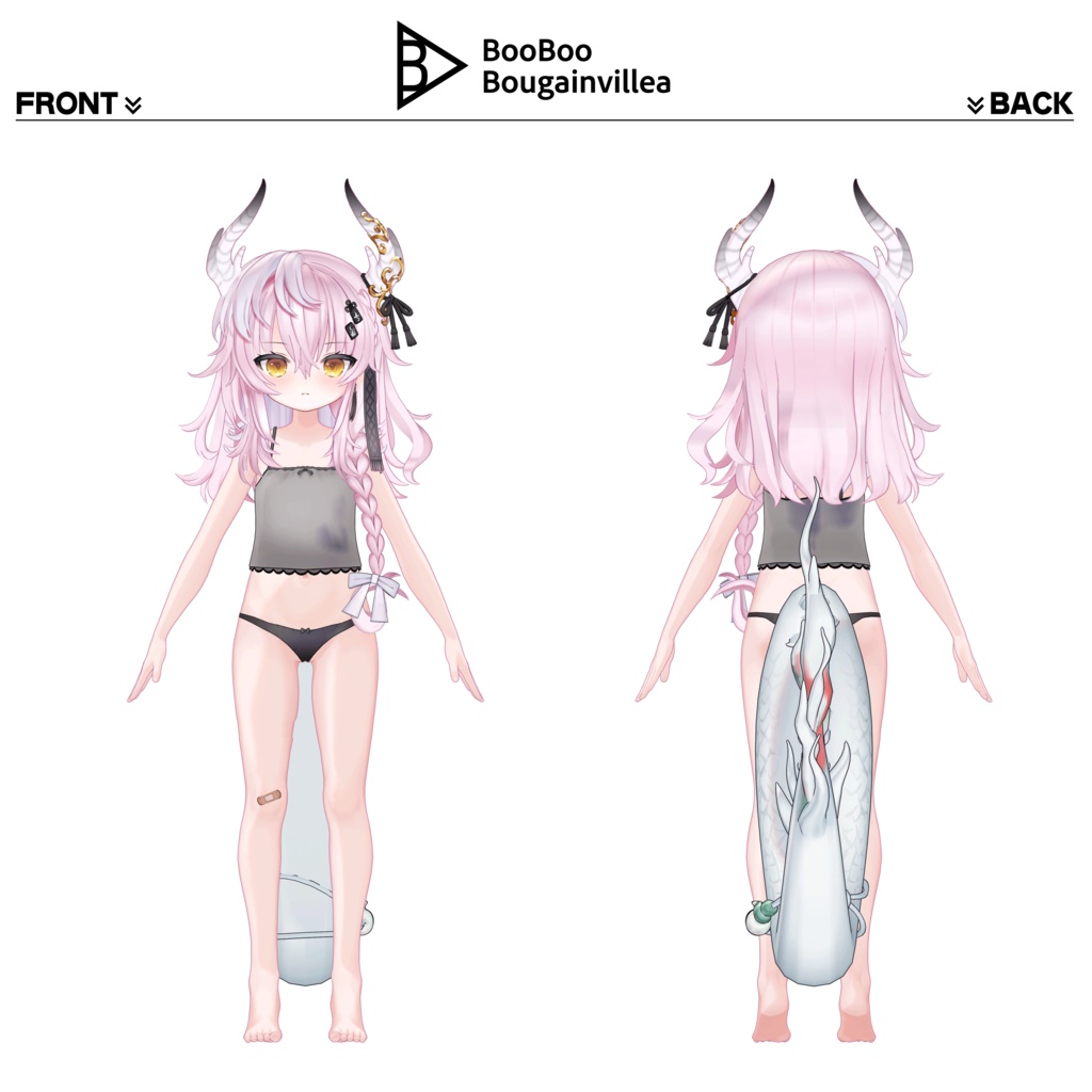 低身長貧乳軍人 白龍子 VRChat向けオリジナル3Dアバター #e62f8b