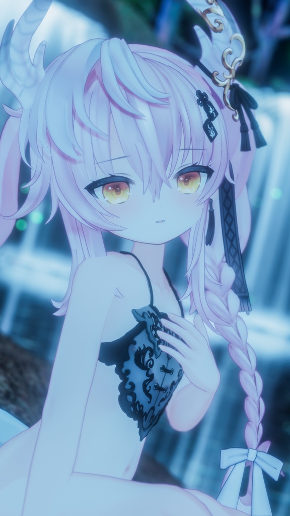 低身長貧乳軍人 白龍子 VRChat向けオリジナル3Dアバター #e62f8b