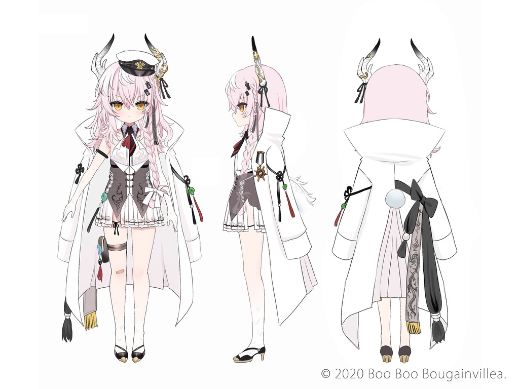 低身長貧乳軍人 白龍子 VRChat向けオリジナル3Dアバター #e62f8b