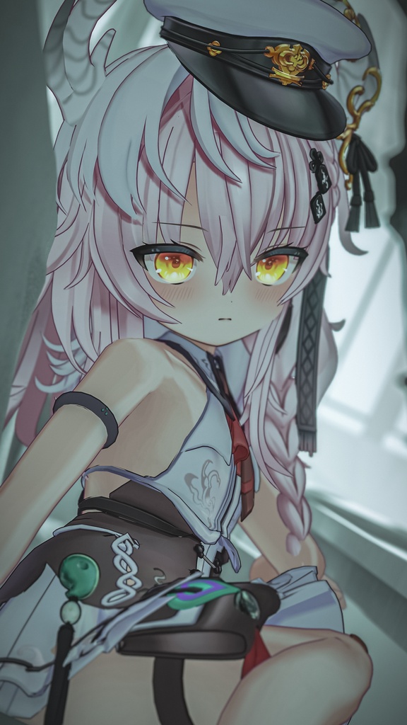 低身長貧乳軍人 白龍子 VRChat向けオリジナル3Dアバター #e62f8b