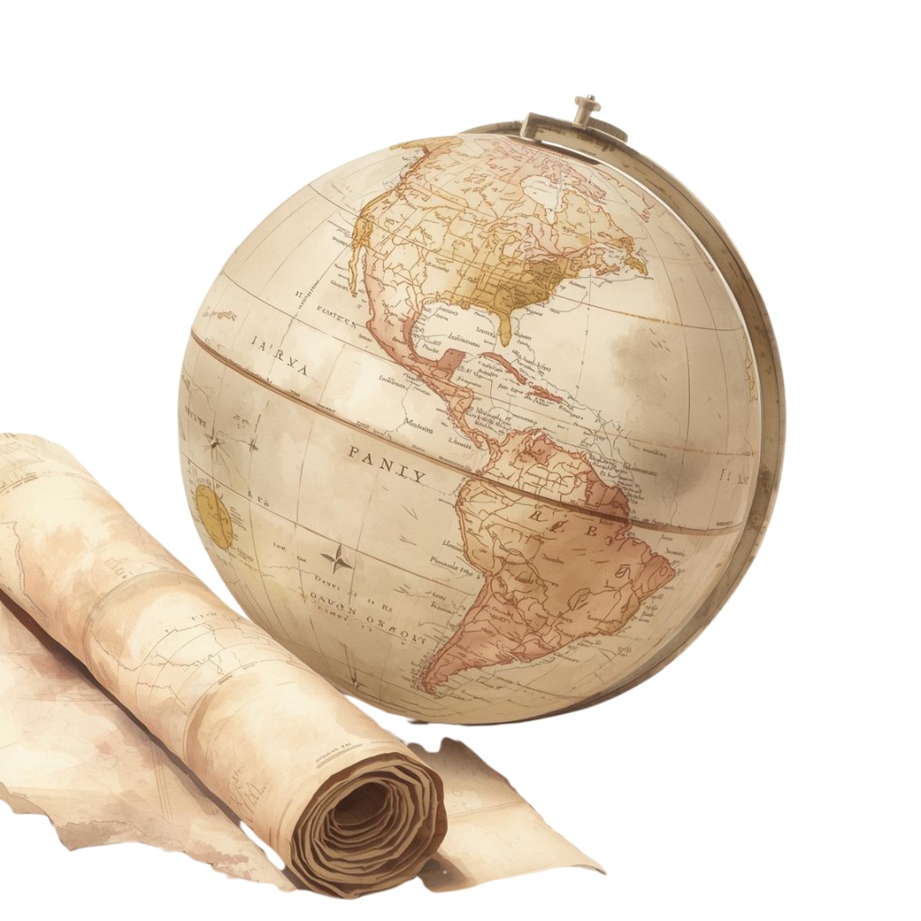 水彩画風クリーム&ピンク旅行シリーズ フランス|アンティークで可愛いクリップアート12点セット【PNG】