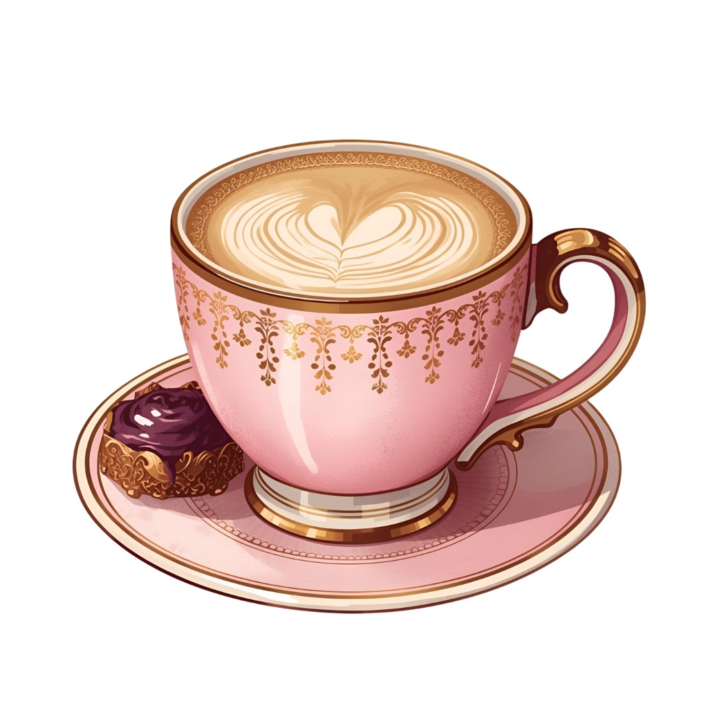 水彩画風クリーム&ピンク旅行シリーズ イタリア|アンティークで可愛いクリップアート12点セット【PNG】