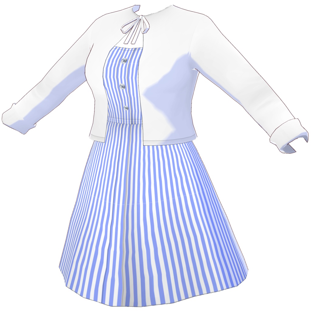 チューブトップワンピース