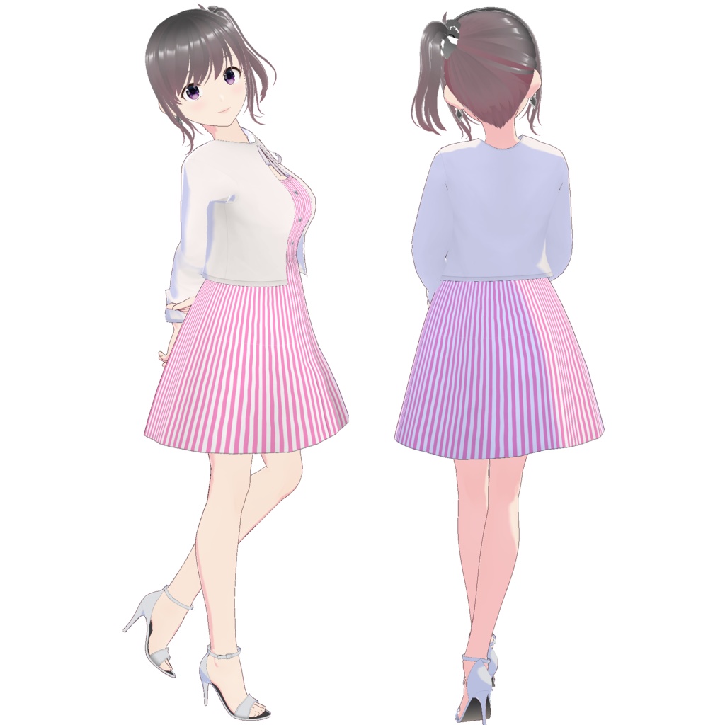 チューブトップワンピース