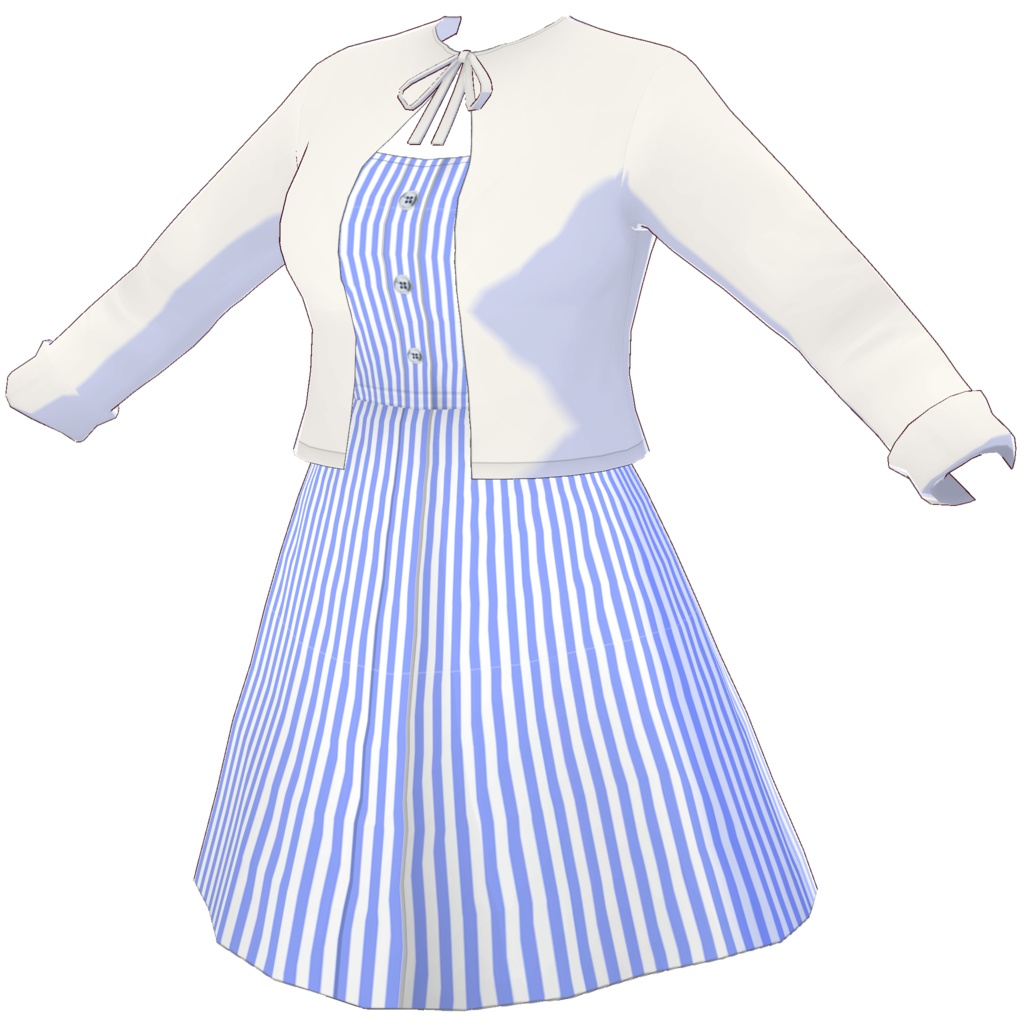 チューブトップワンピース