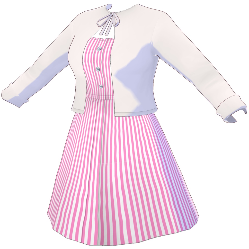 チューブトップワンピース