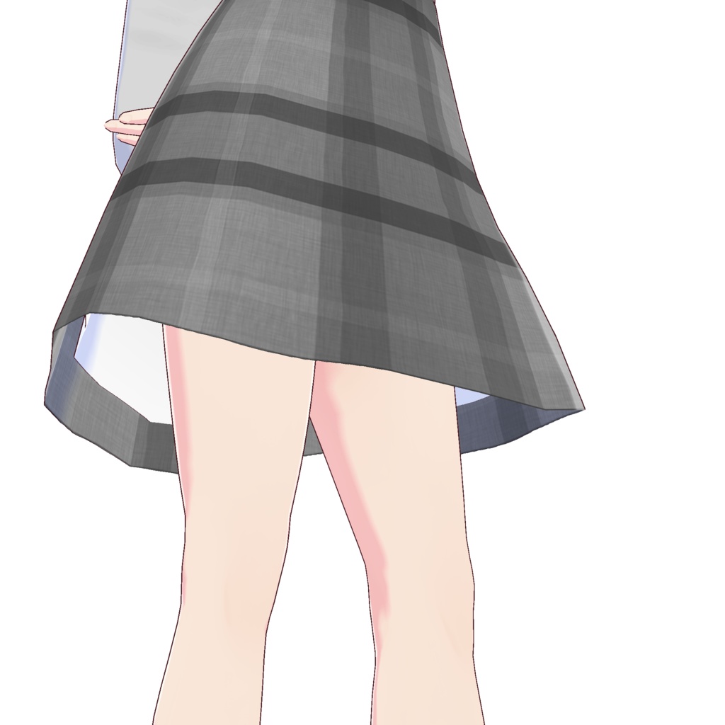 ジャンパースカート (チェック柄)