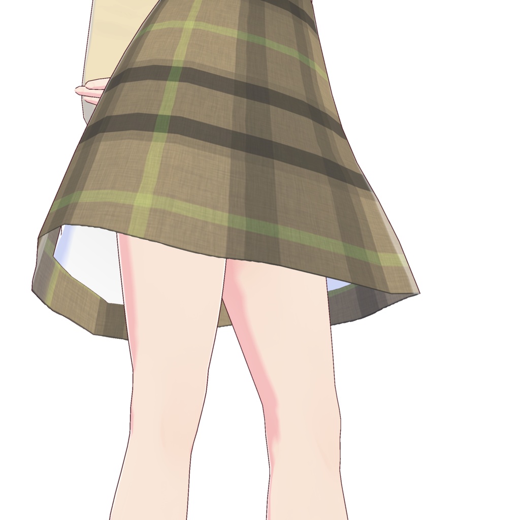 ジャンパースカート (チェック柄)