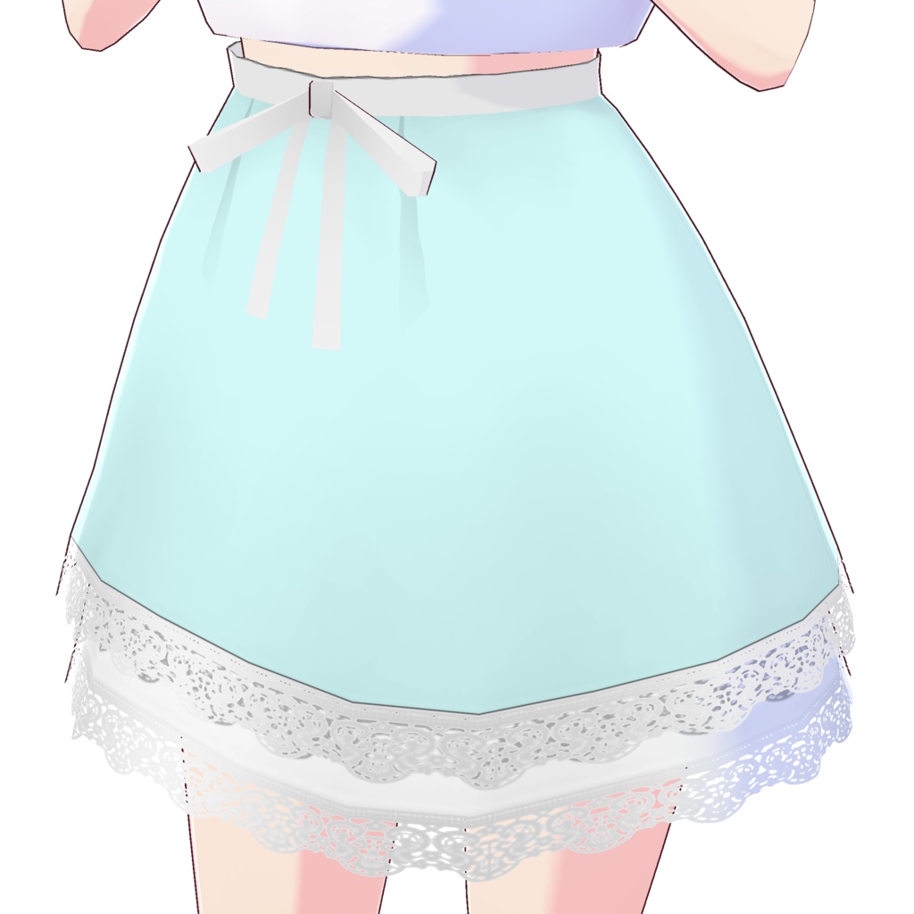 レイヤードレーススカート (ホワイトレース)